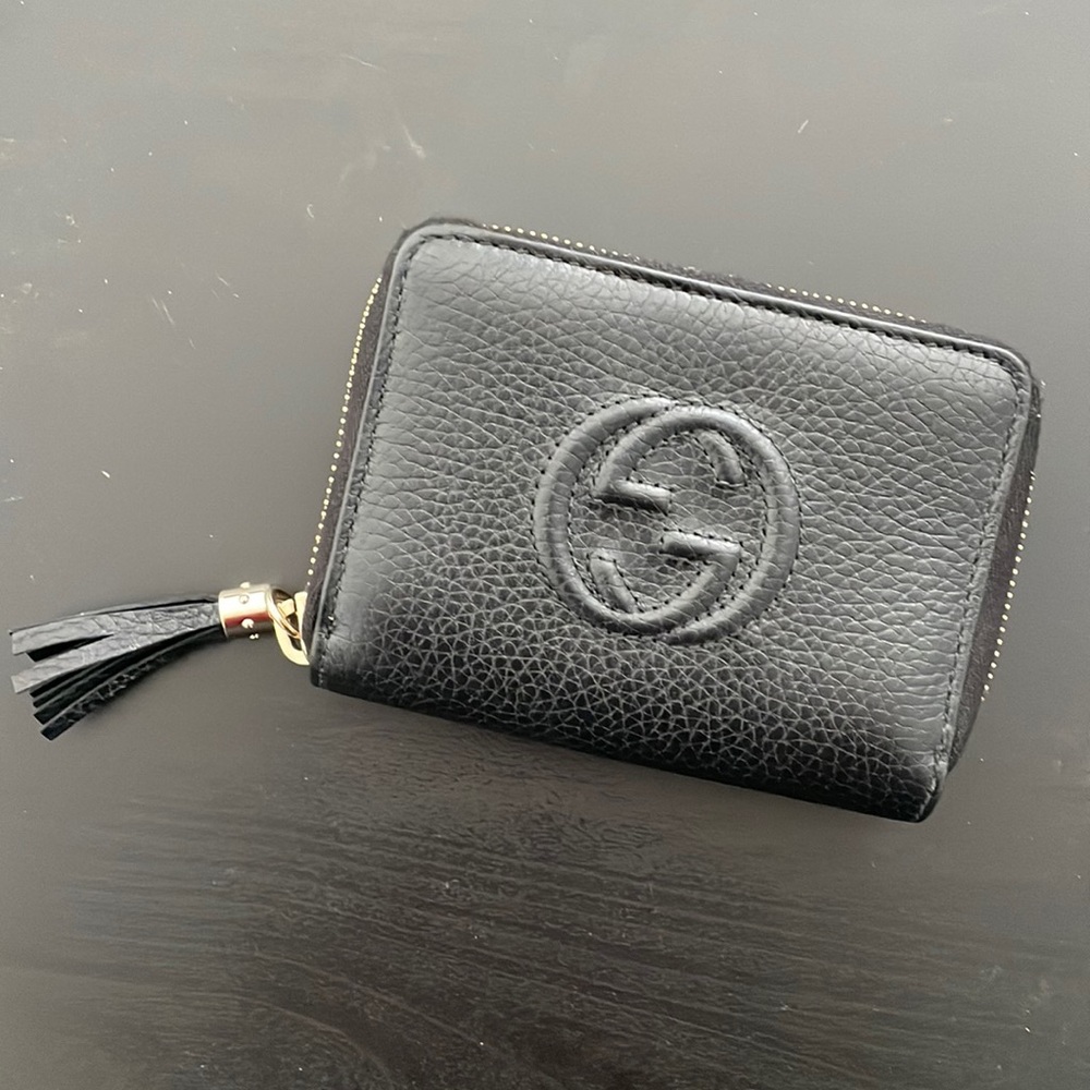 GUCCI Soho Small Zip Wallet